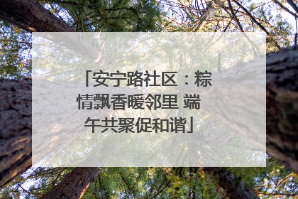安宁路社区：粽情飘香暖邻里 端午共聚促和谐